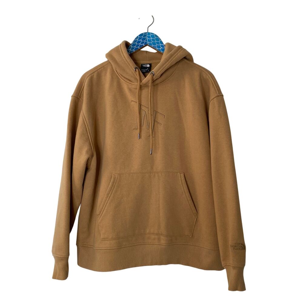 THE NORTH FACE Women’s Heavyweight Embroidered Logo Hoodie Almond Butter Medium